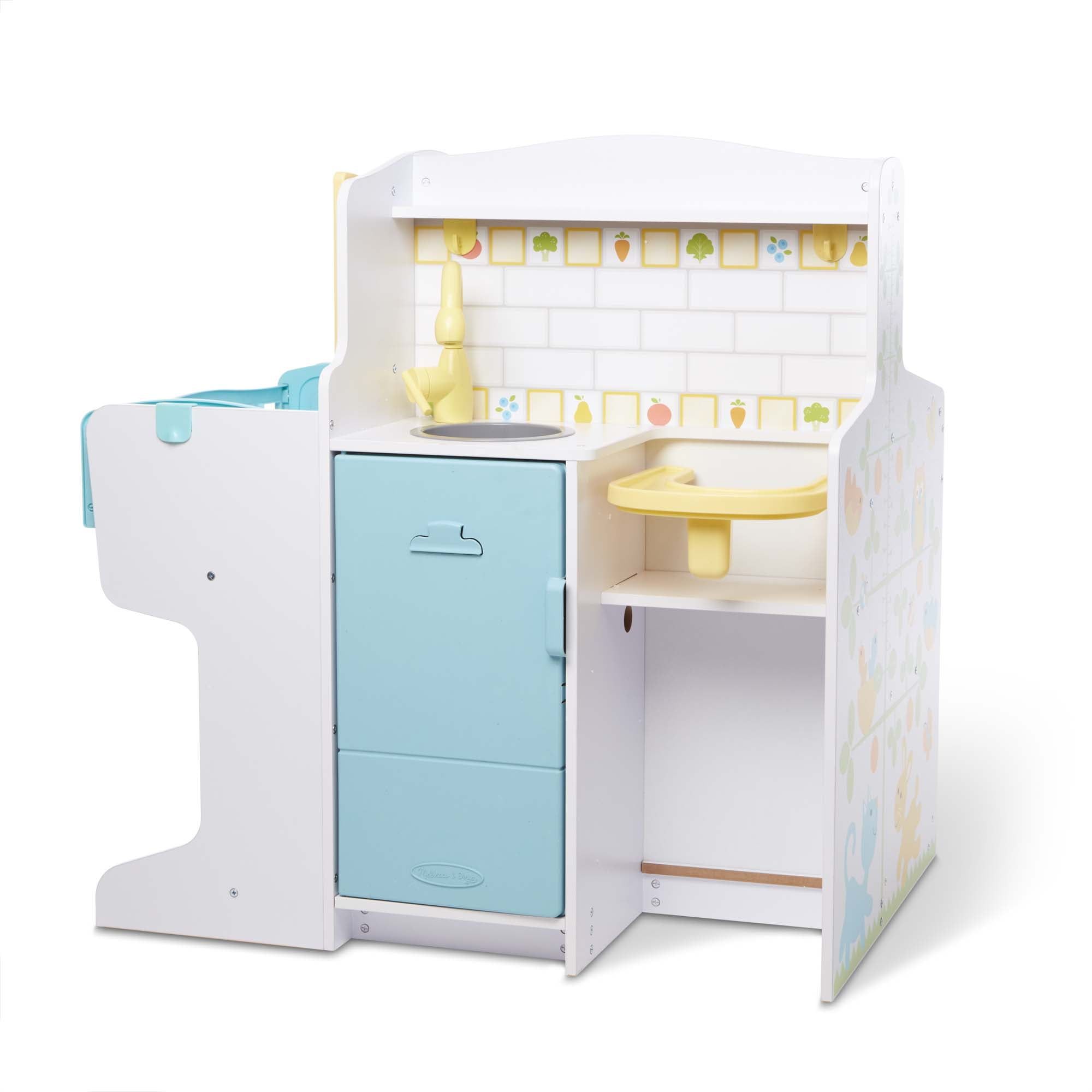 Wooden Multi-Functional Baby Care Activity Center with Accessories