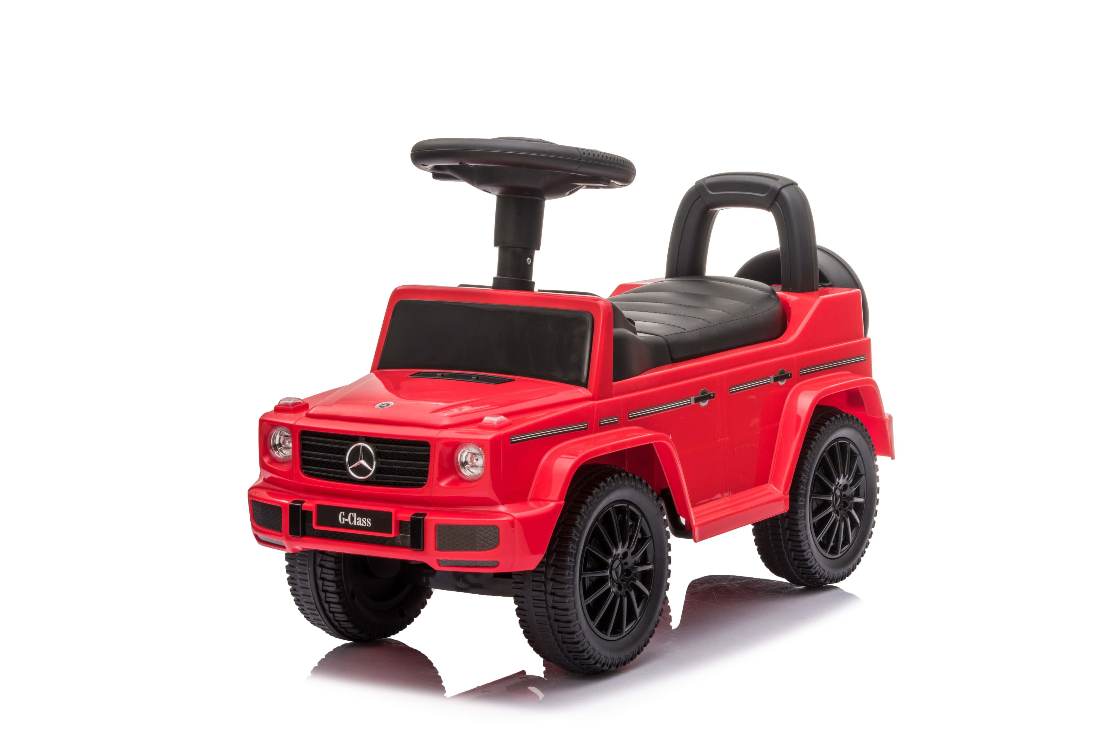 Red Mercedes G-Wagon Push Car with Storage and Sounds