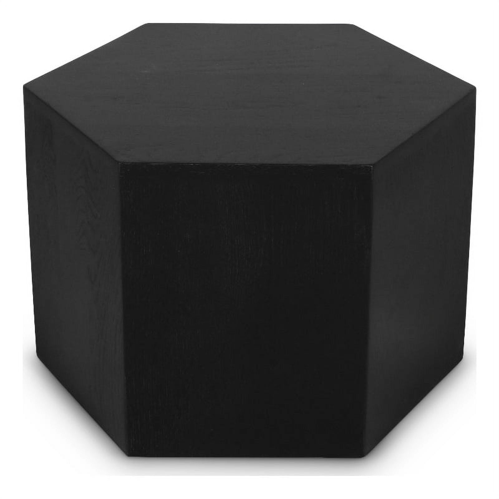 Eternal Black Oak Modular Chairside Table