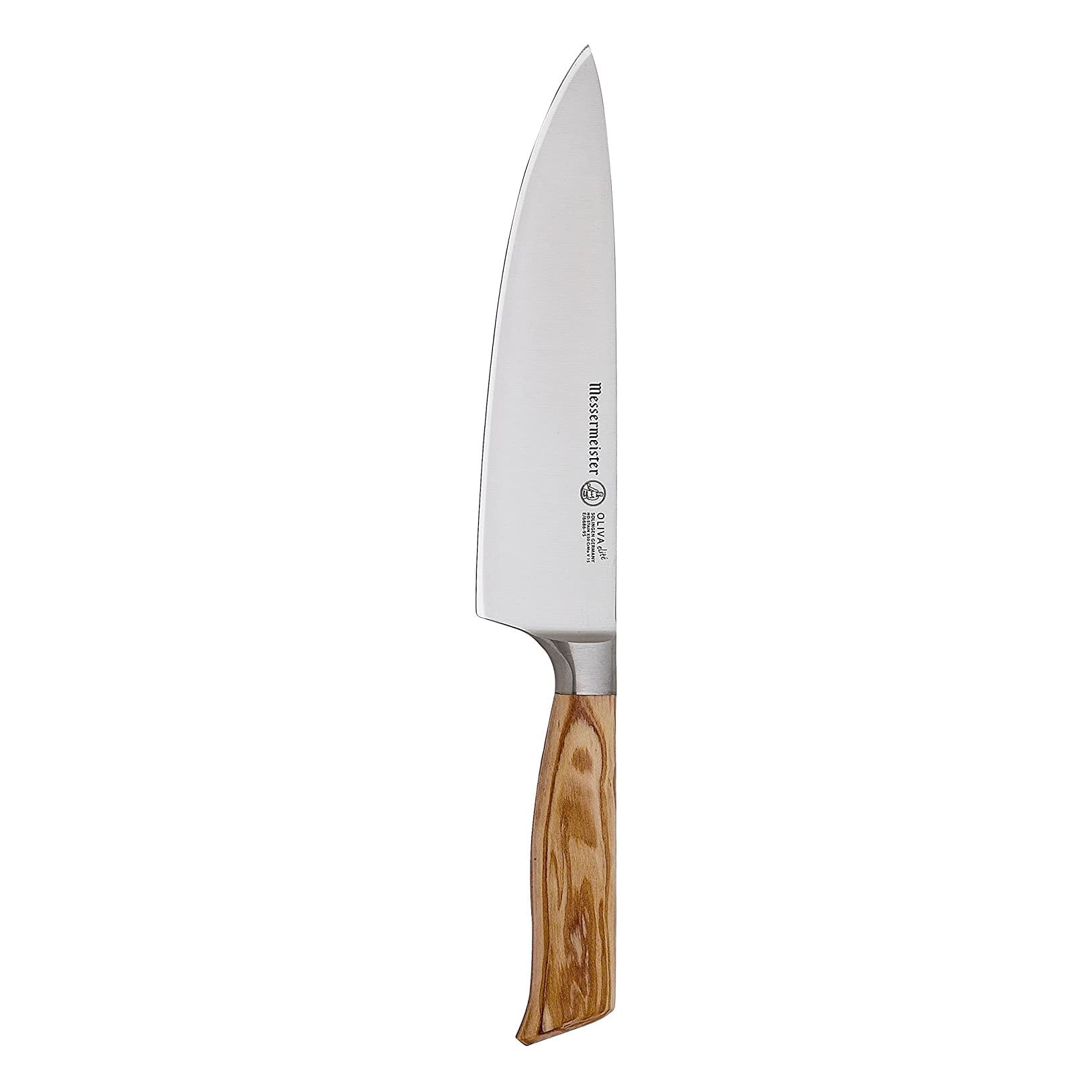 Messermeister 8" Natural Wood Handle Stainless Steel Chef's Knife