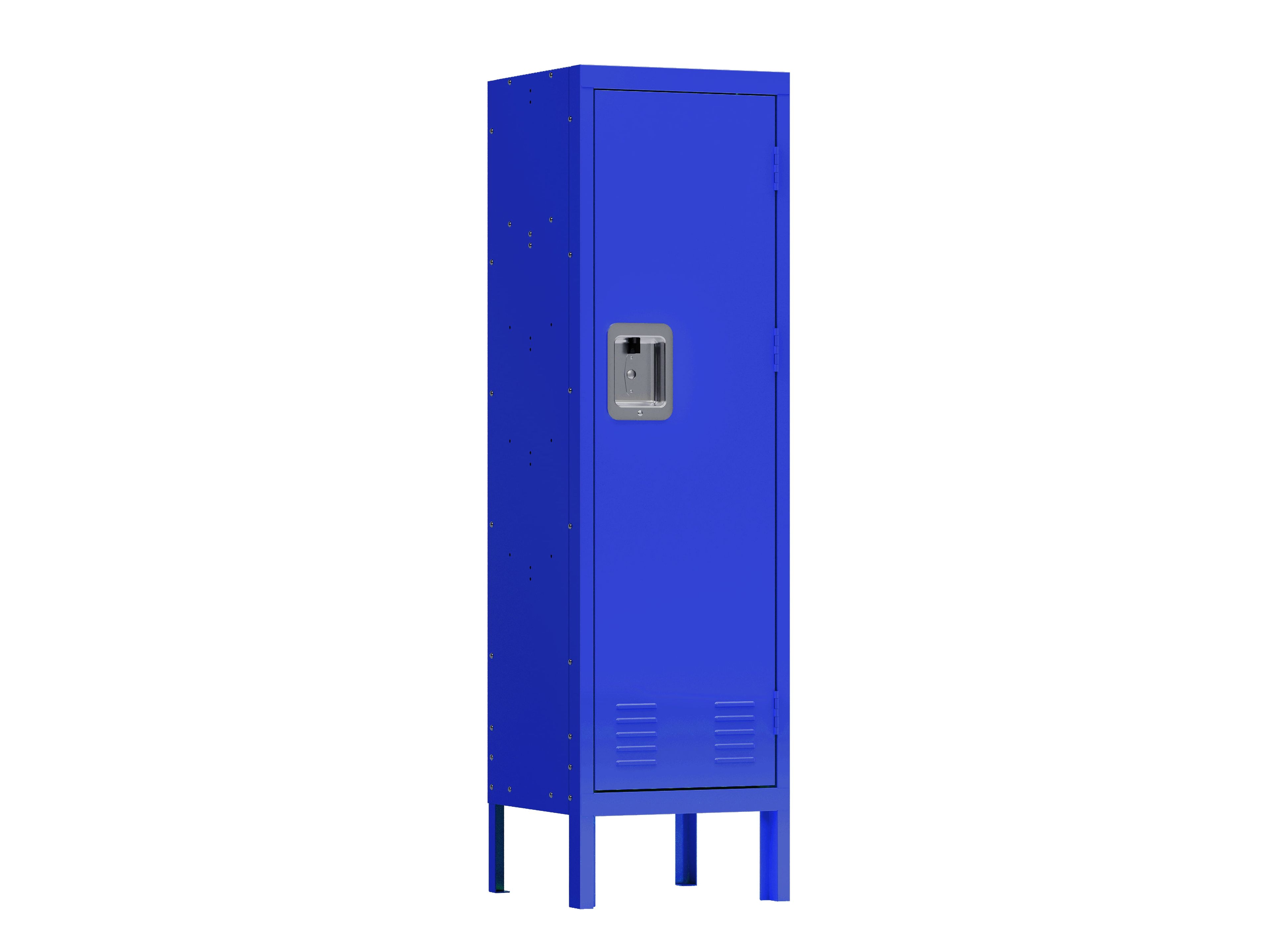 Blue Alloy Steel Freestanding Industrial Storage Cabinet