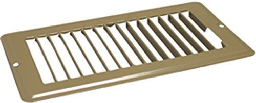 Metaline Brown 4" x 8" Steel Floor Grille Register Pack of 2