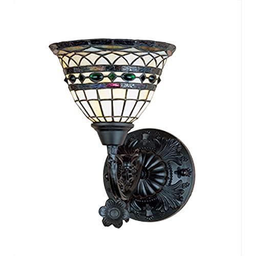 Tiffany Roman Inspired 1-Light Mahogany Bronze Sconce