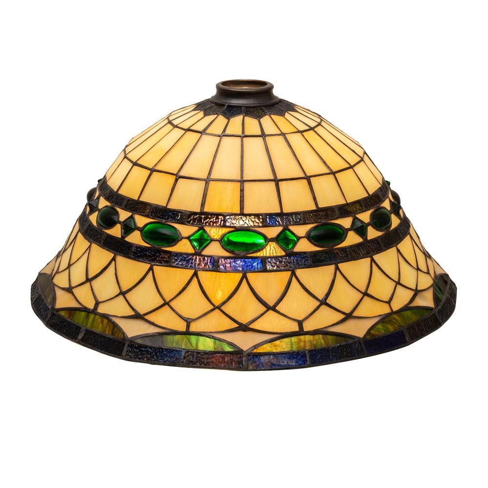 Tiffany Roman Multicolor Stained Glass Lamp Shade