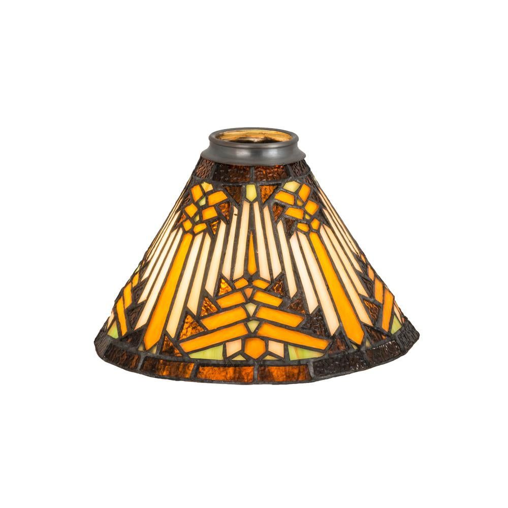 Sunset Desert 8" Multicolor Tiffany Lamp Shade