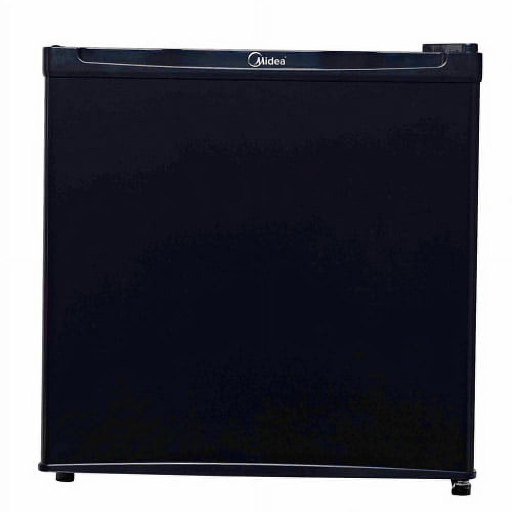 Compact Black Stainless Steel RV Refrigerator with Freezer