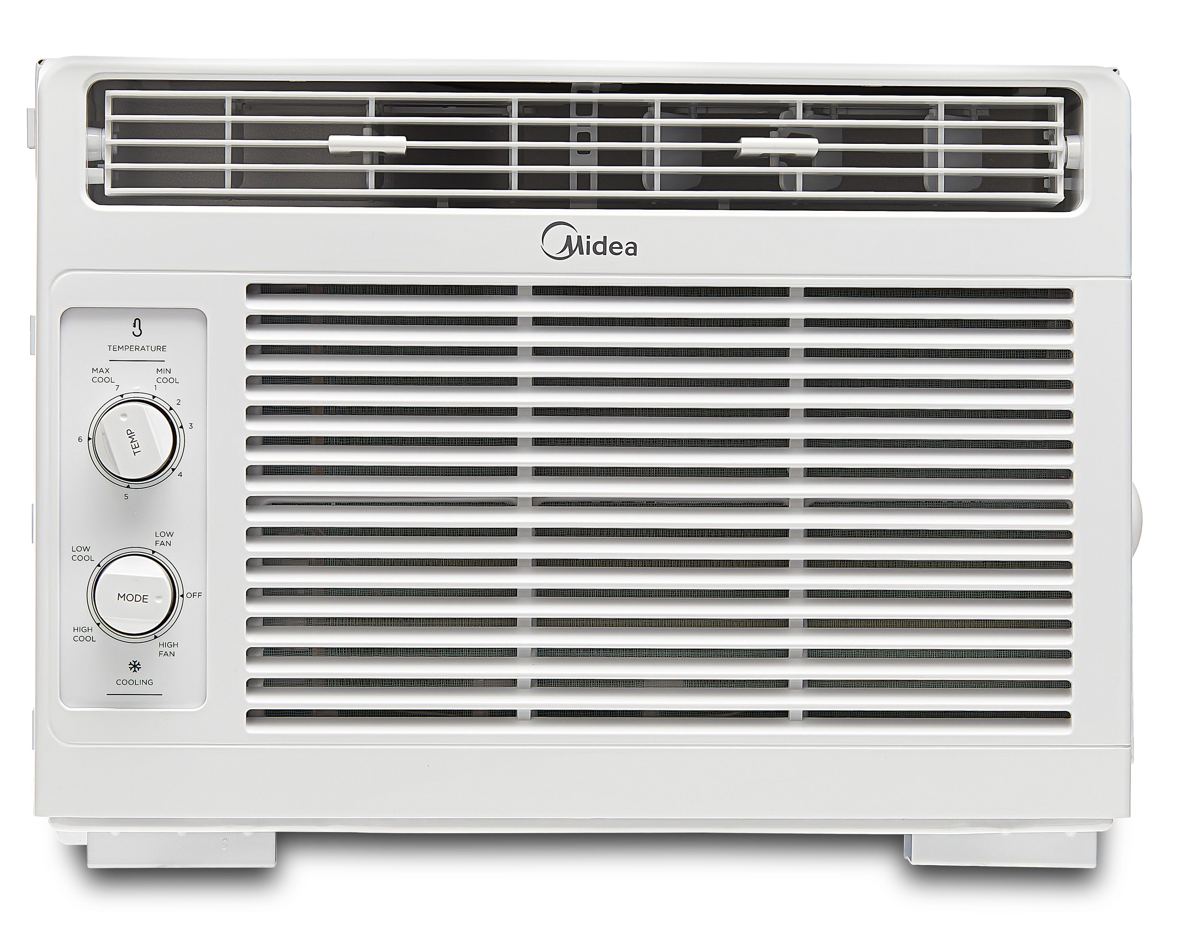 Midea 5,000 BTU White Mechanical Window Air Conditioner