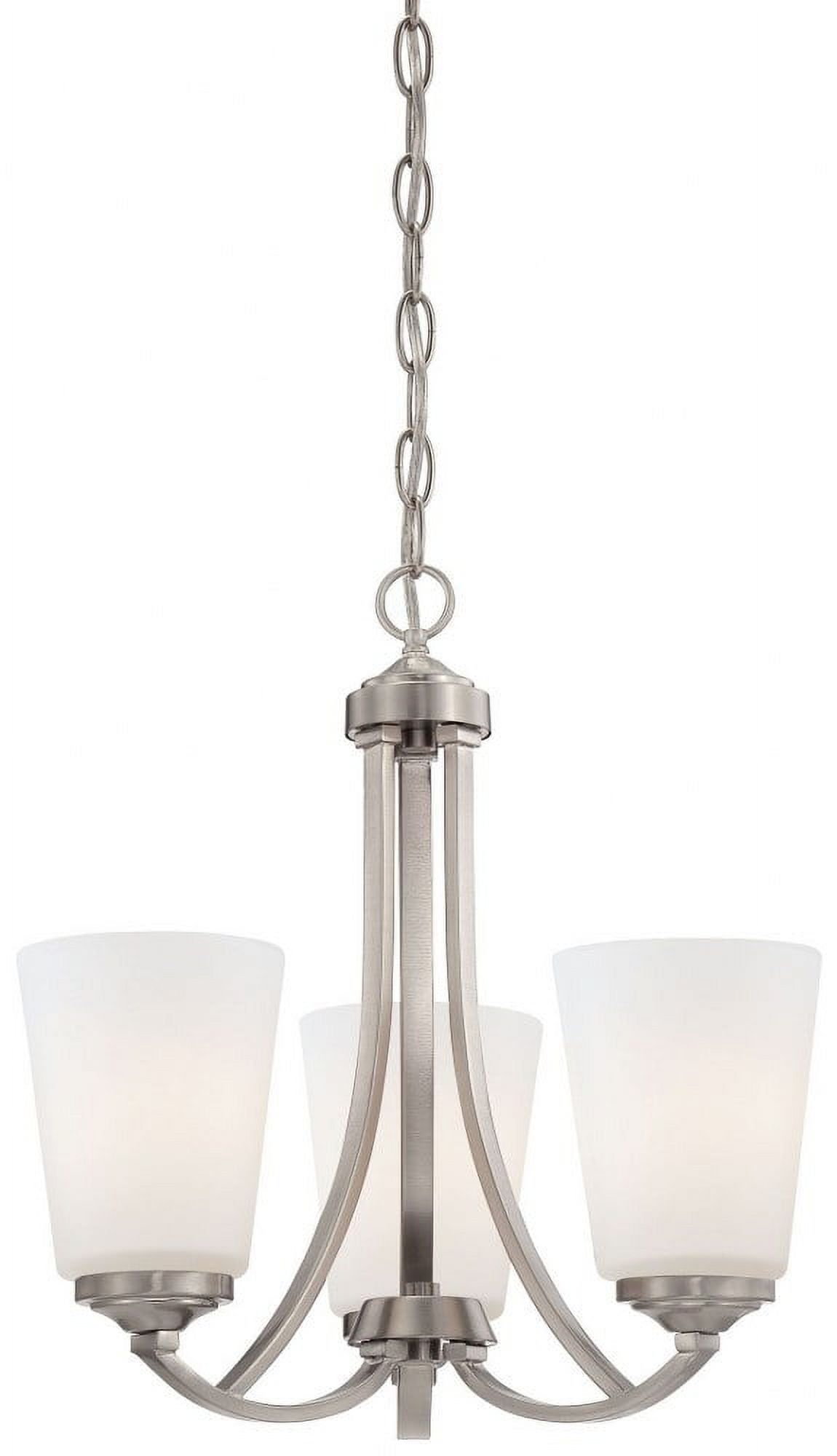 Overland Park 3-Light Mini Chandelier in Brushed Nickel