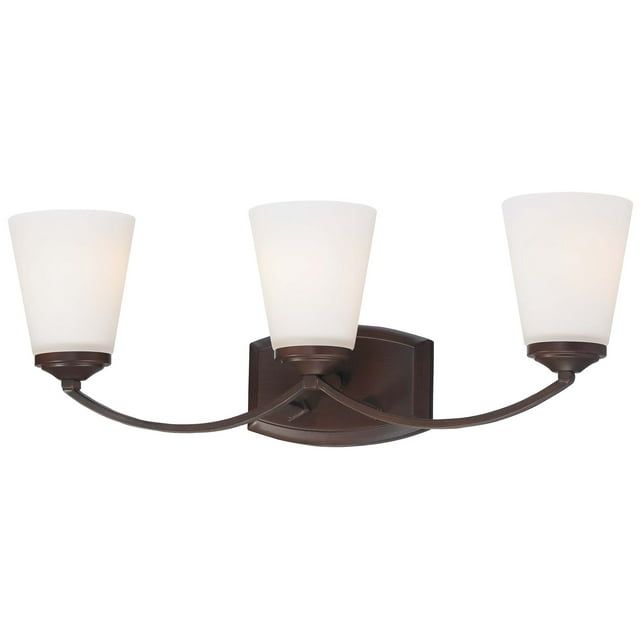 Vintage Bronze 3-Light Cylinder Bathroom Vanity Fixture