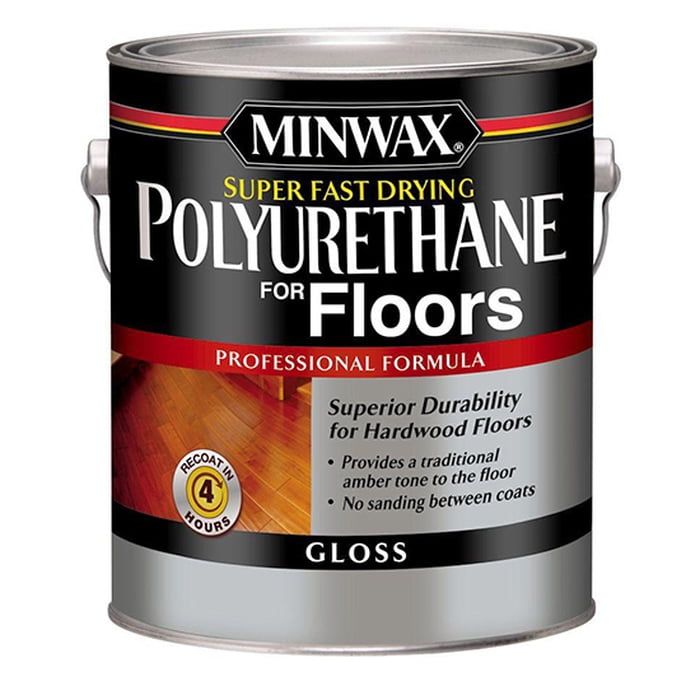 1-Gallon Clear Gloss Polyurethane for Hardwood Floors