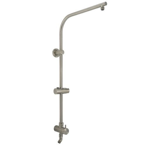Brushed Nickel Wall Mounted Adjustable Shower System