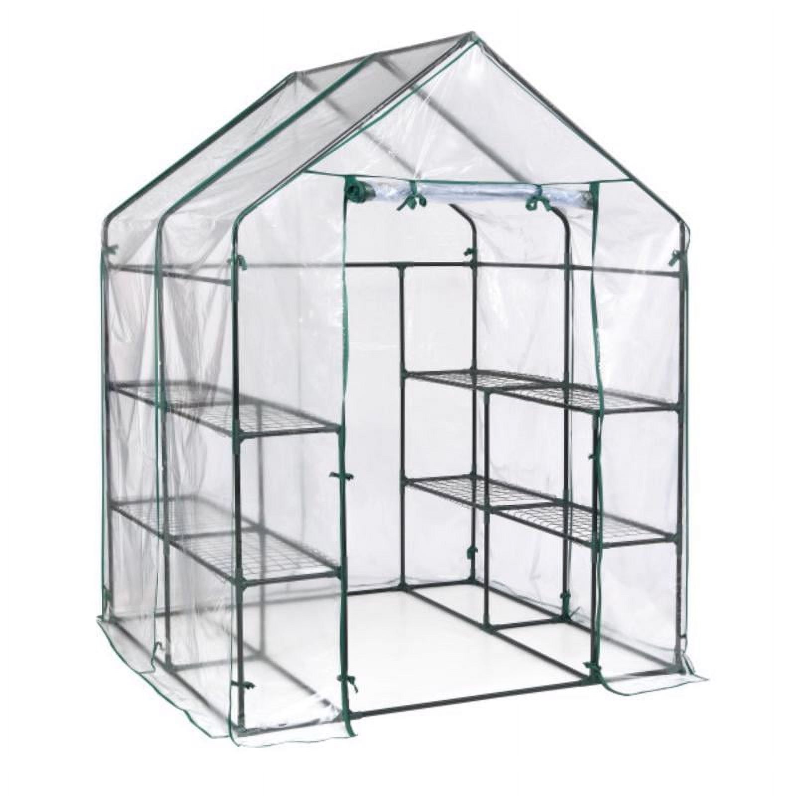 Miracle-Gro Clear PVC and Steel Mini Walk-in Greenhouse