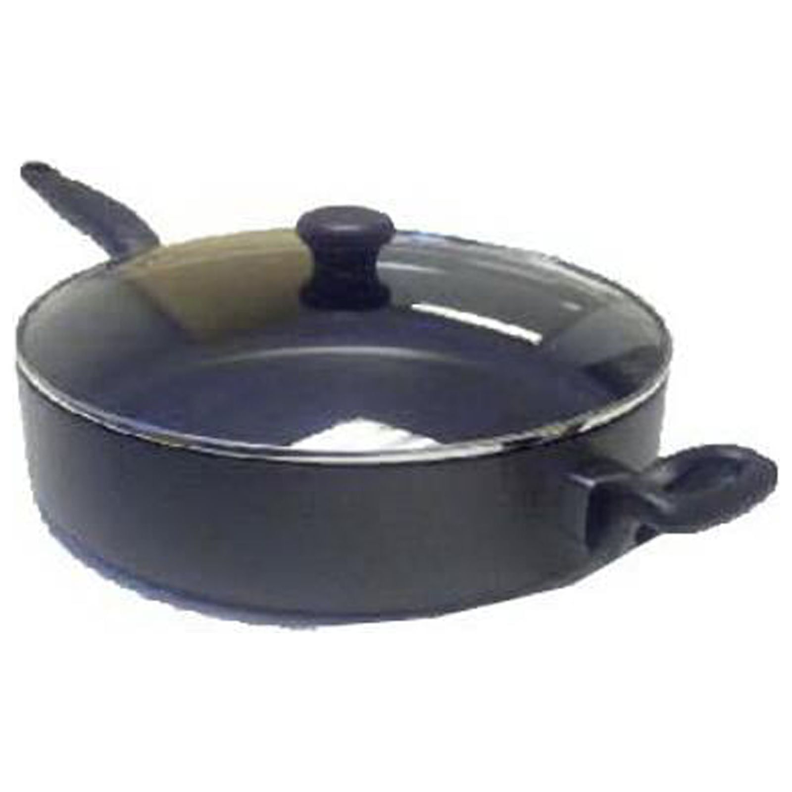 Aluminum Non-Stick 12'' Saute Pan with Ergonomic Grip and Lid