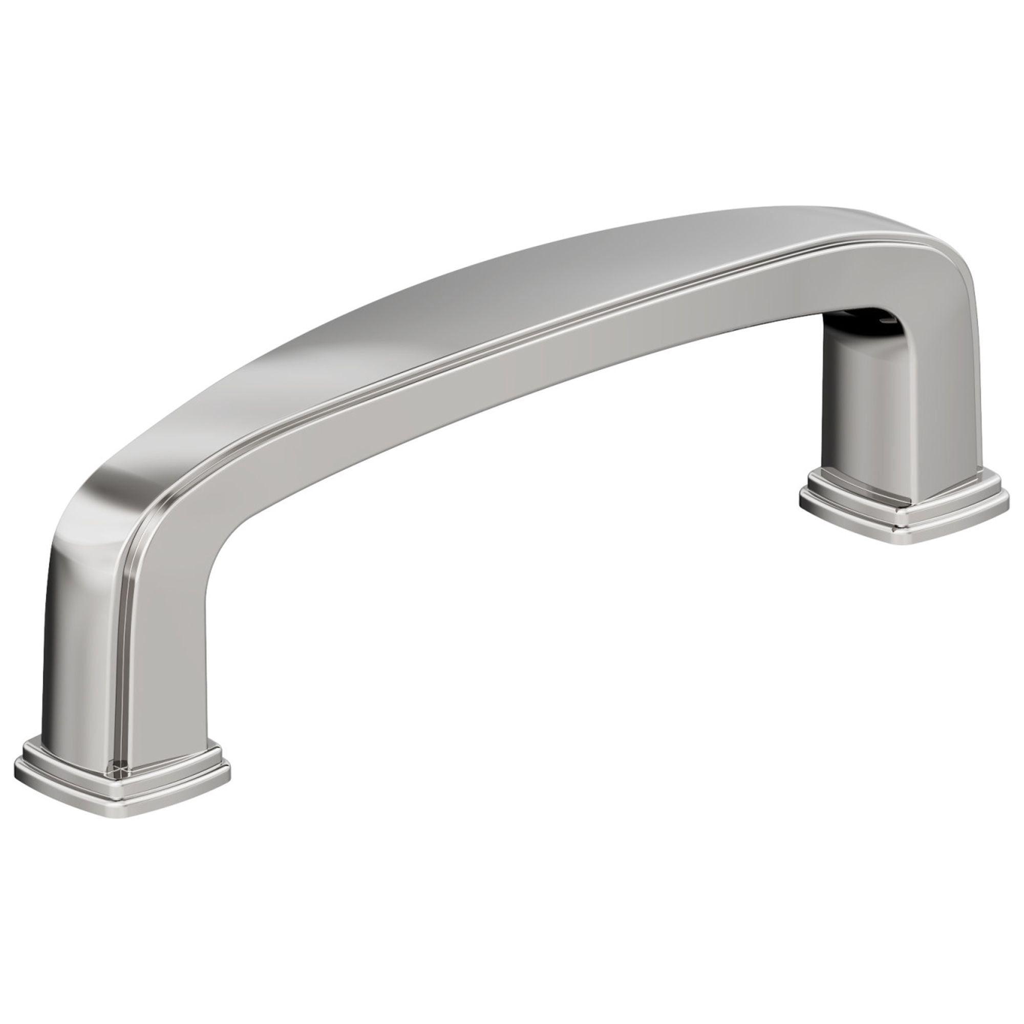 Polished Chrome 3-Inch Traditional Cabinet Pull with Mounting Hardware