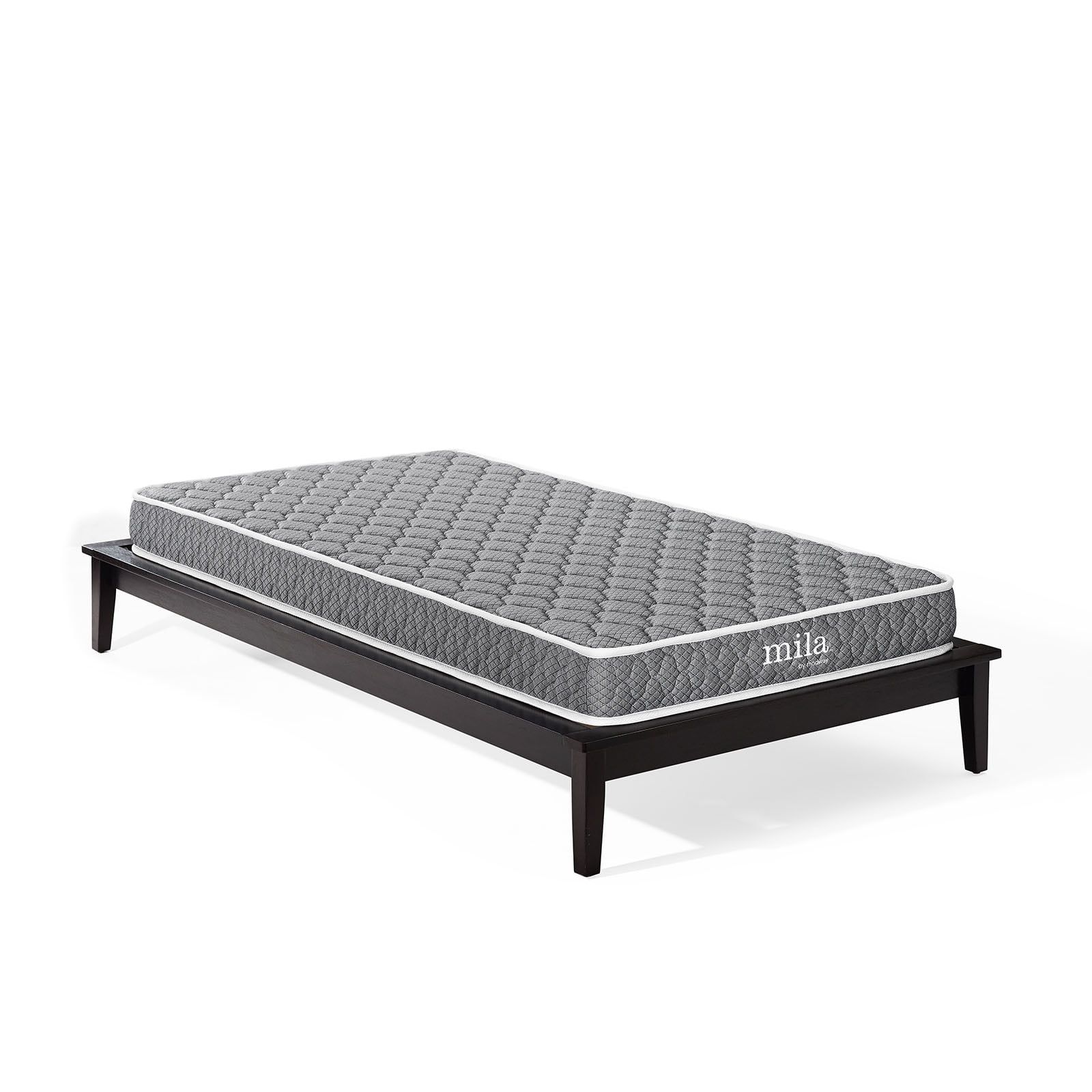 Mila 6" Gray Memory Foam Twin Mattress