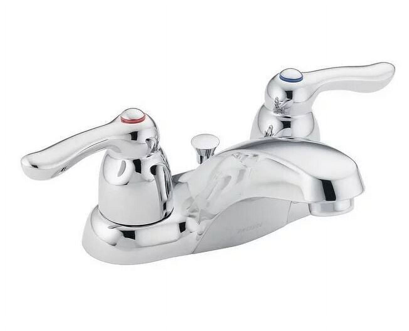 Chateau Modern Chrome 2-Handle Centerset Metal Bathroom Faucet