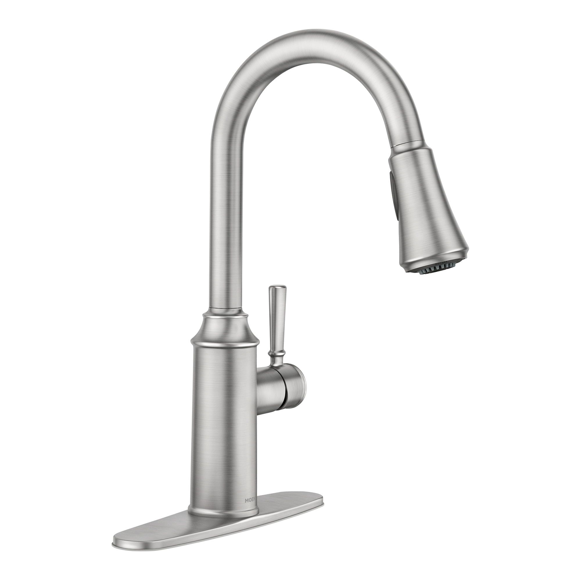 Stainless Steel Pull-Down Kitchen Faucet with Spray