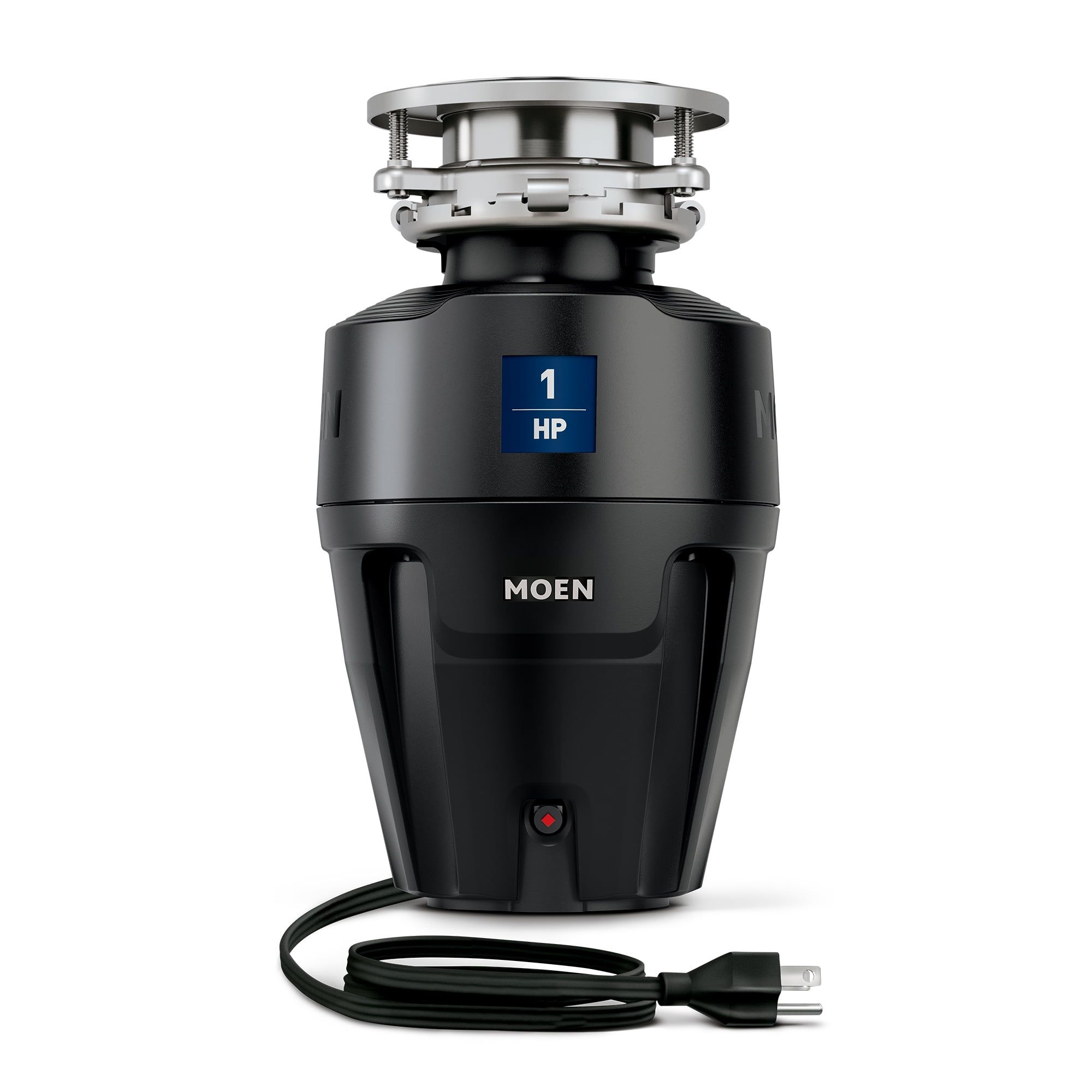 Moen 1 HP Black and Silver Continuous Feed Garbage Disposal