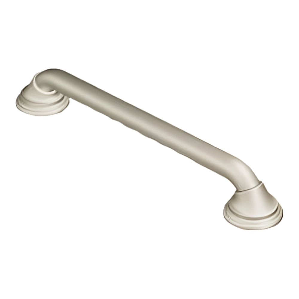 Brushed Nickel 12" Stainless Steel Bathroom Grab Bar