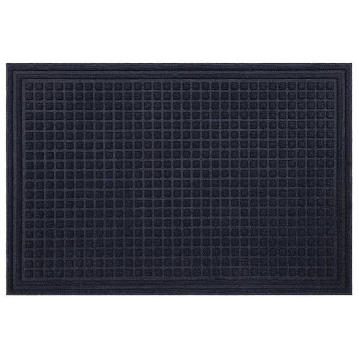 Blue Waffle Grid Impressions 18"x30" Rubber Utility Mat