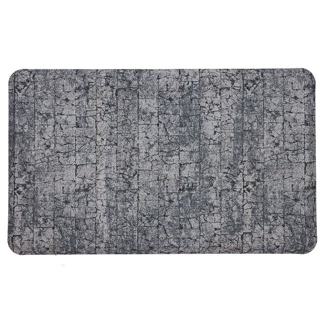 Gray Anti-Fatigue Polyester and Polyurethane Shower Mat