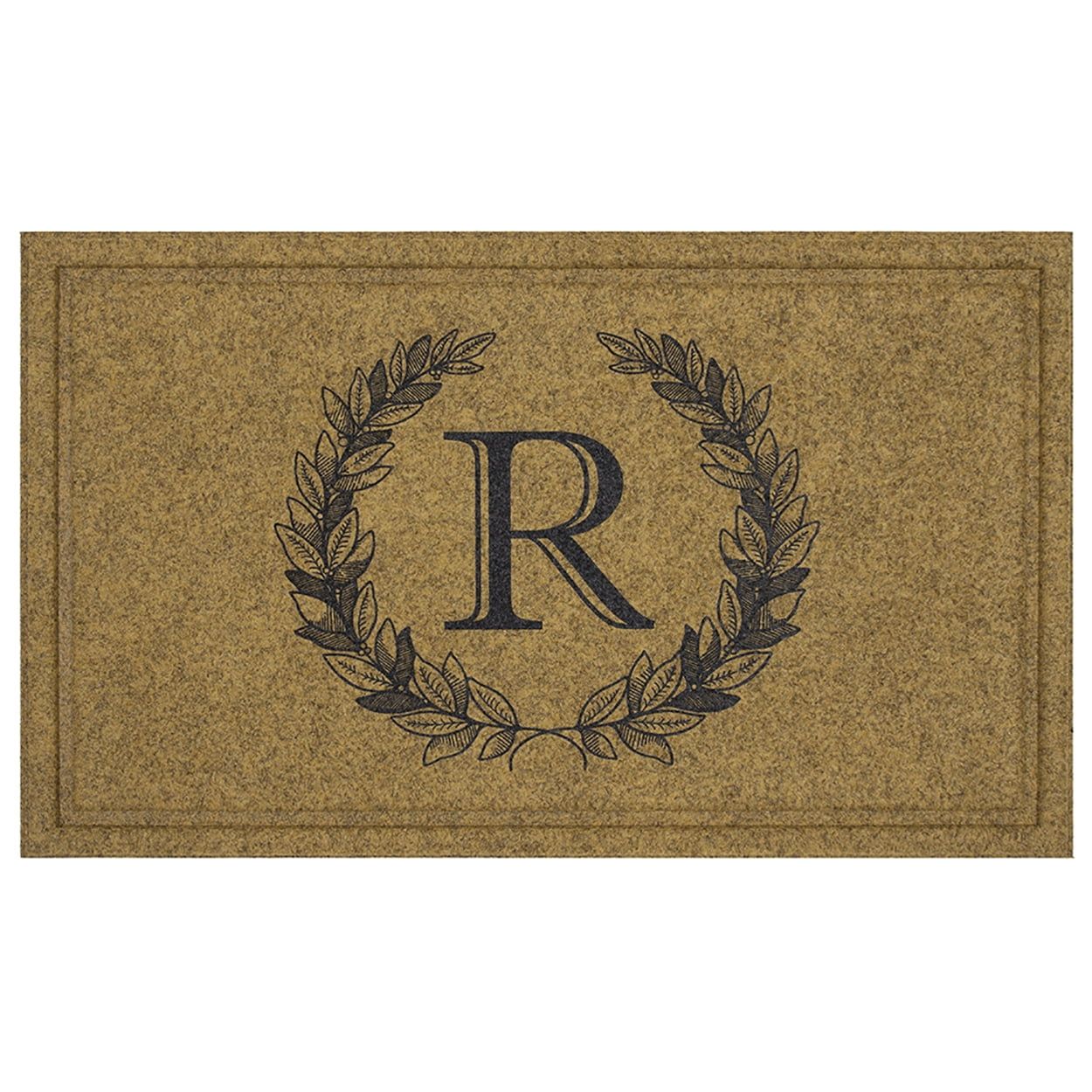 Personalized Faux Coir Outdoor Doormat for Fall, 24" x 36"