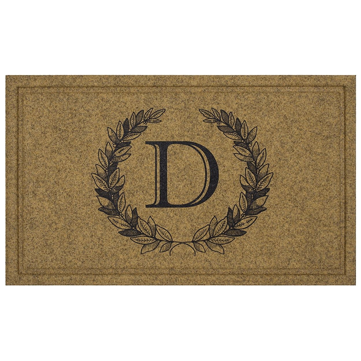 Personalized Faux Coir Fall Outdoor Doormat 24x36 Inches