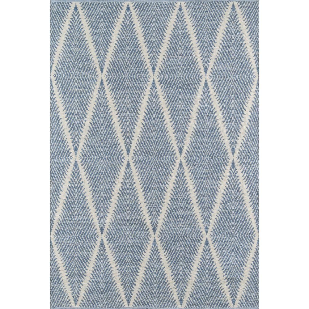 Denim Diamond Handwoven Synthetic Runner Rug 2'3" x 8'