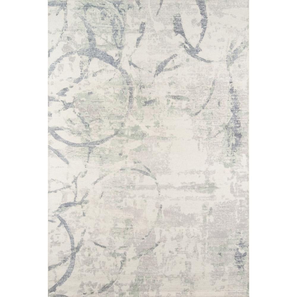 Illusions Abstract Hand-Tufted Wool Rectangular Rug in Gray