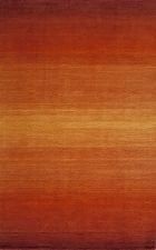 Paprika Ombre Hand-Tufted Wool Rectangular Area Rug