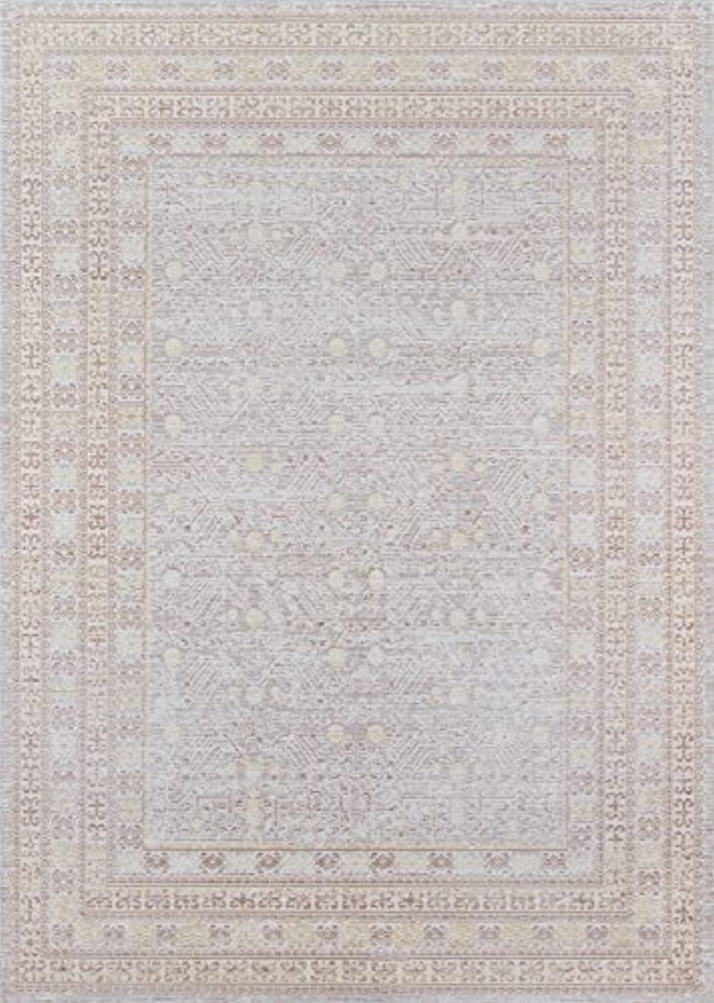 Braided Gray Synthetic 4'x6' Stain-Resistant Rectangular Rug