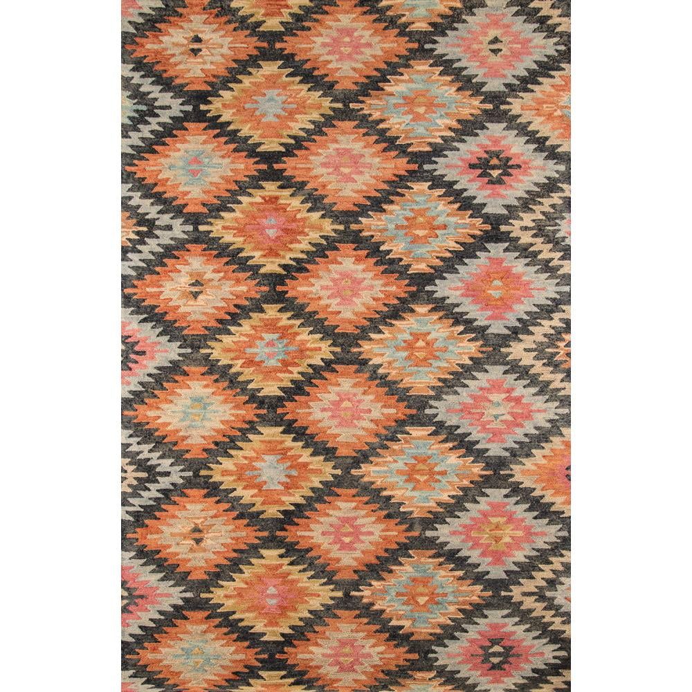 Hand-Tufted Multicolor Wool Rectangular Area Rug 9'6" x 13'6"