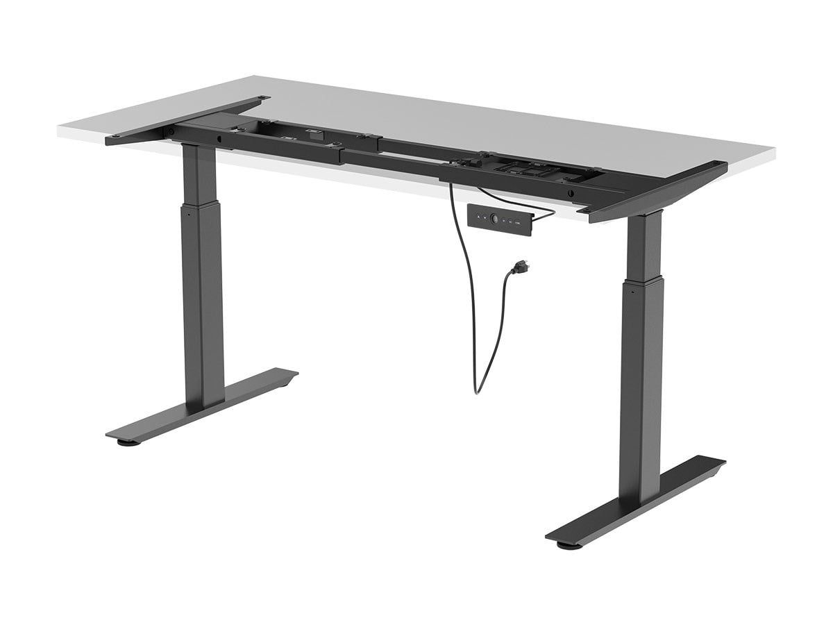 Easy-Assemble Dual-Motor Sit-Stand Desk Frame, 265 lbs Capacity