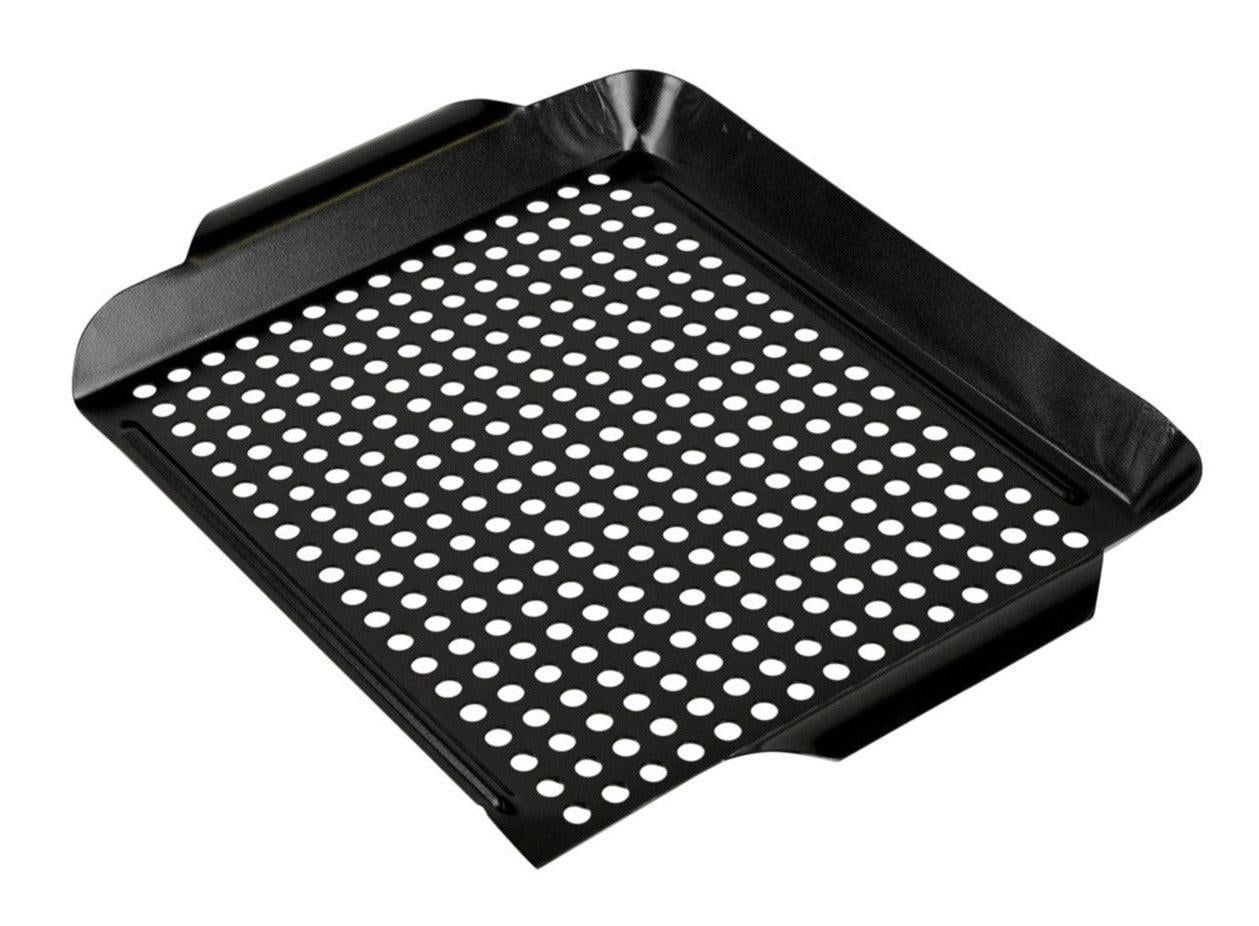 Black Non-Stick Deep Grill Topper with Handles