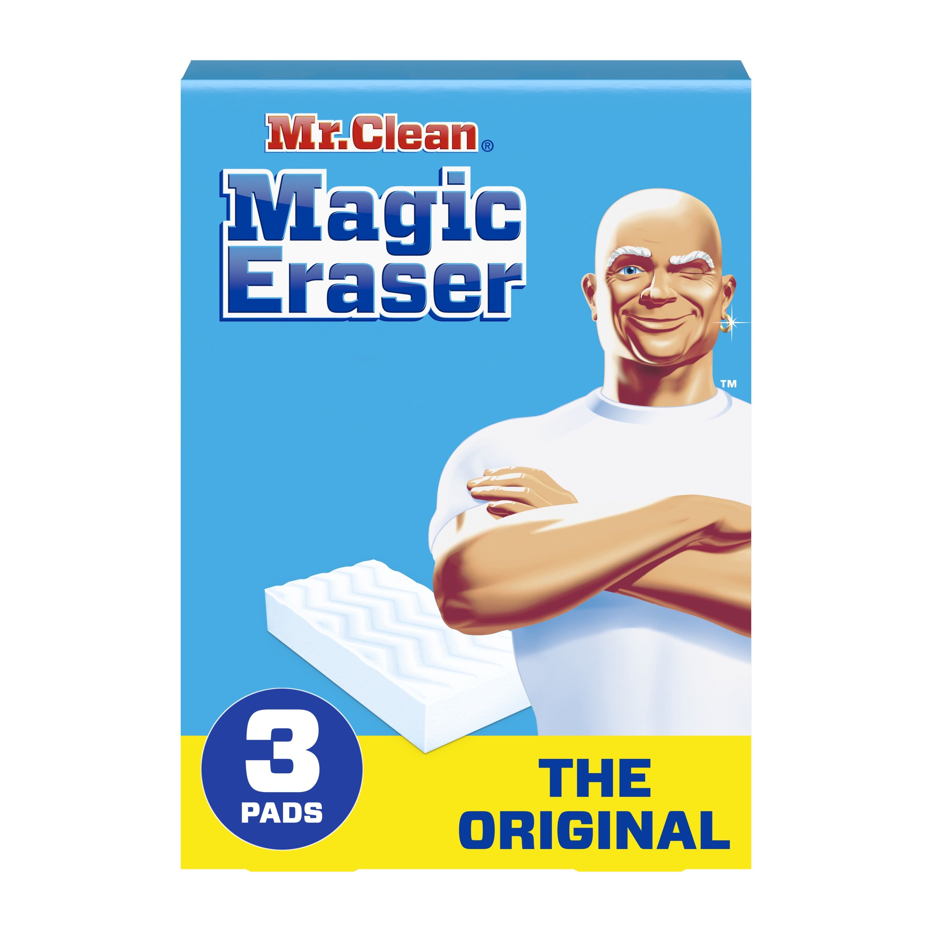 Mr. Clean Original Magic Eraser Foam Cleaning Pads, 3 Count