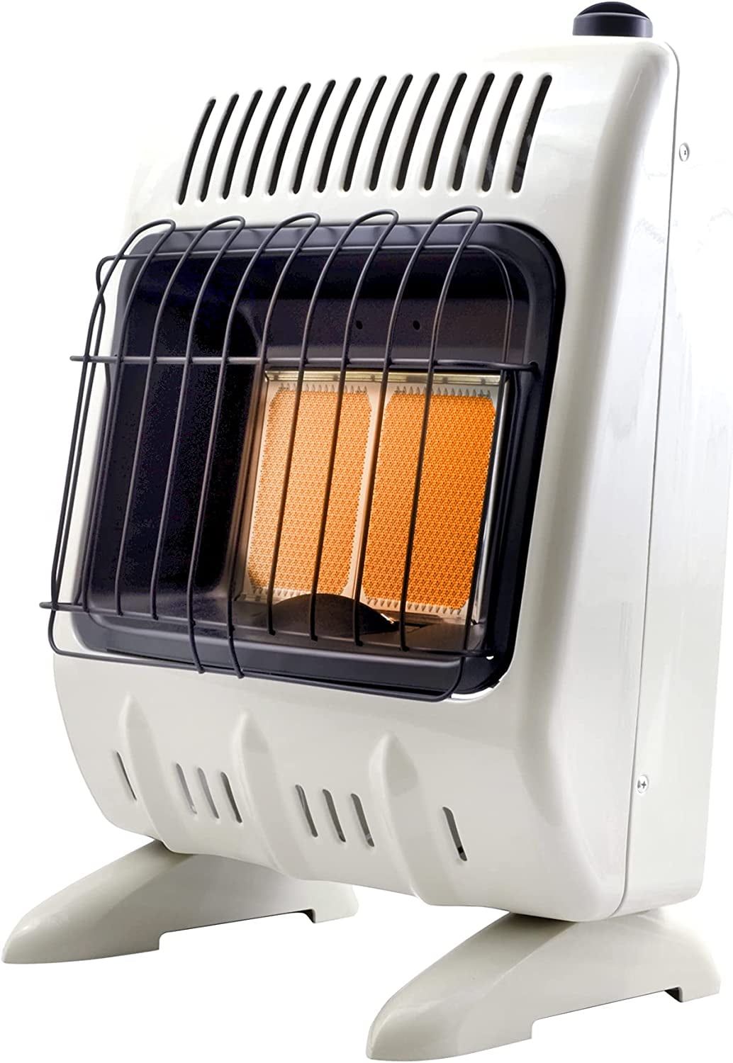 10,000 BTU Cream Propane Wall Heater with Thermostat