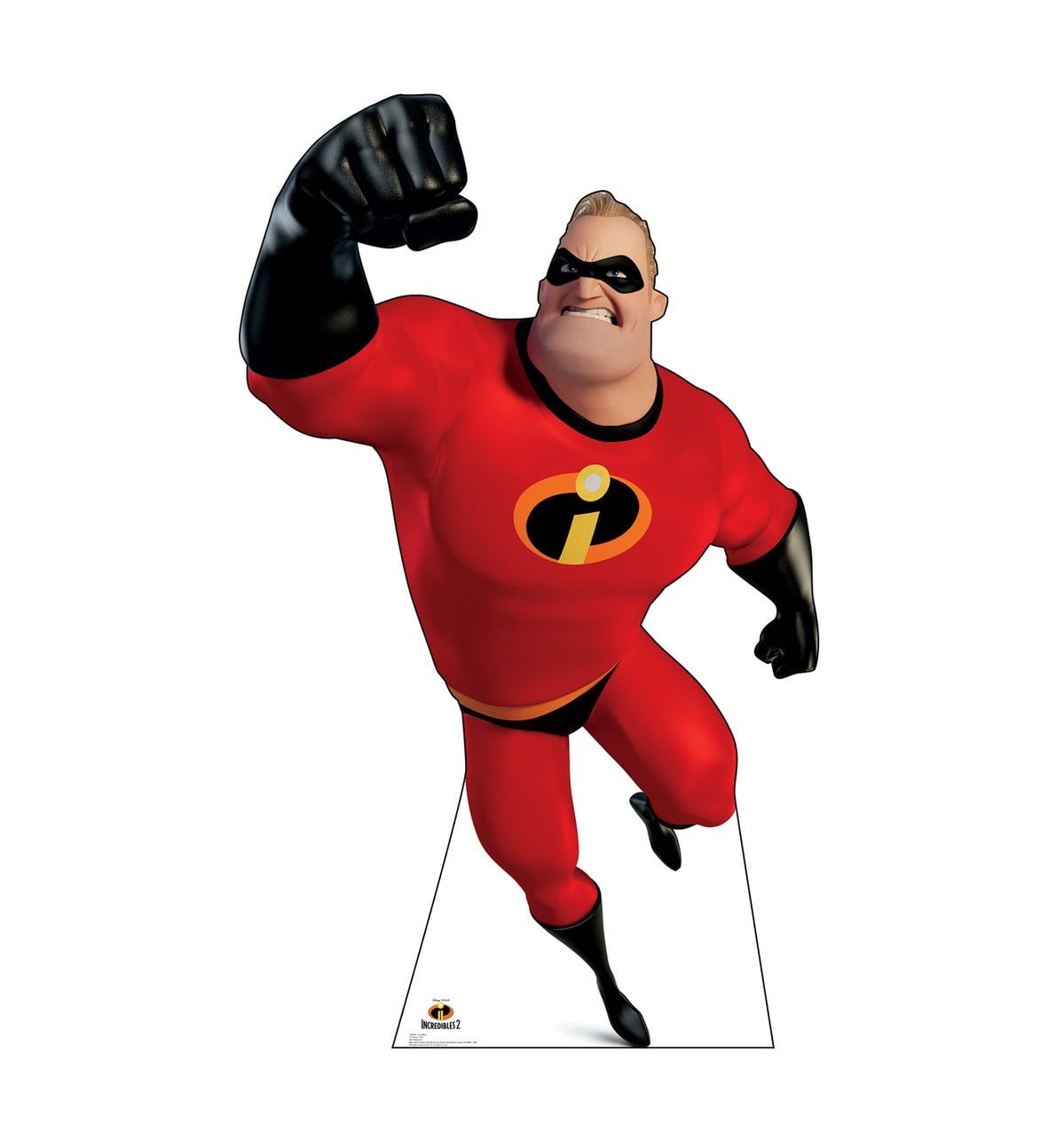 Mr. Incredible Life-Size Red and Black Cardboard Cutout