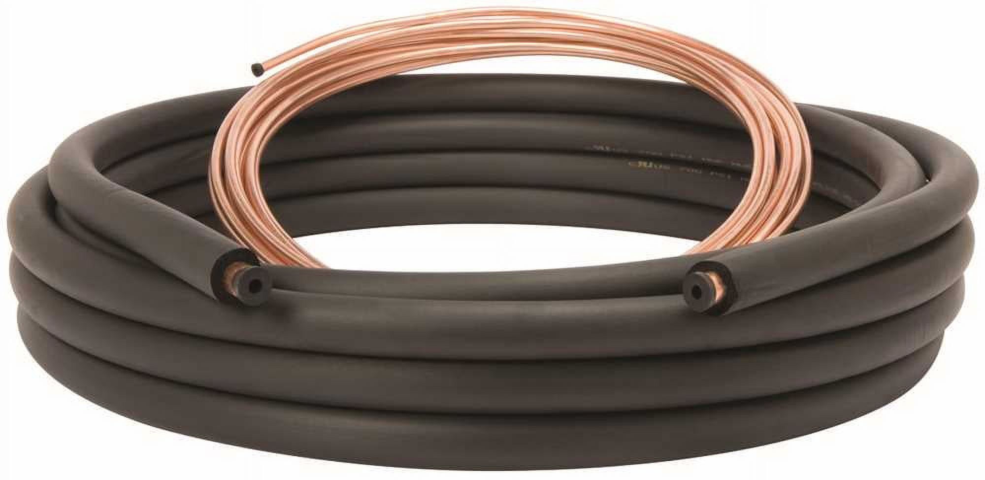 Universal 25 ft. Black and Copper Air Conditioner Line Set