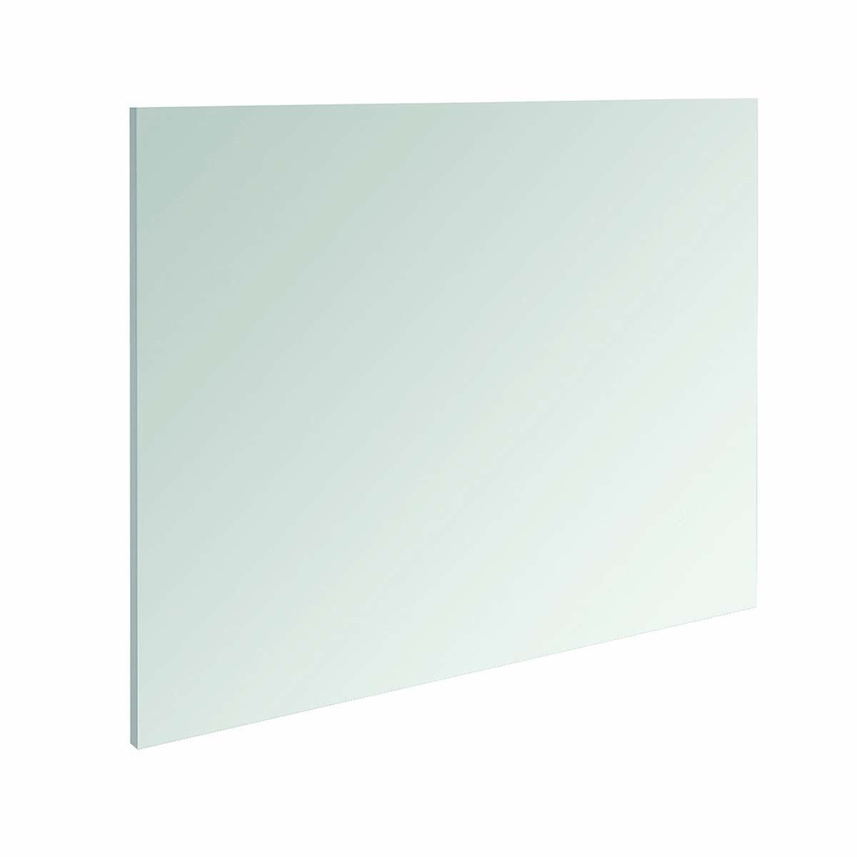 Sleek Rectangular Wood-Frame Bathroom Mirror 39.4" x 27.6"