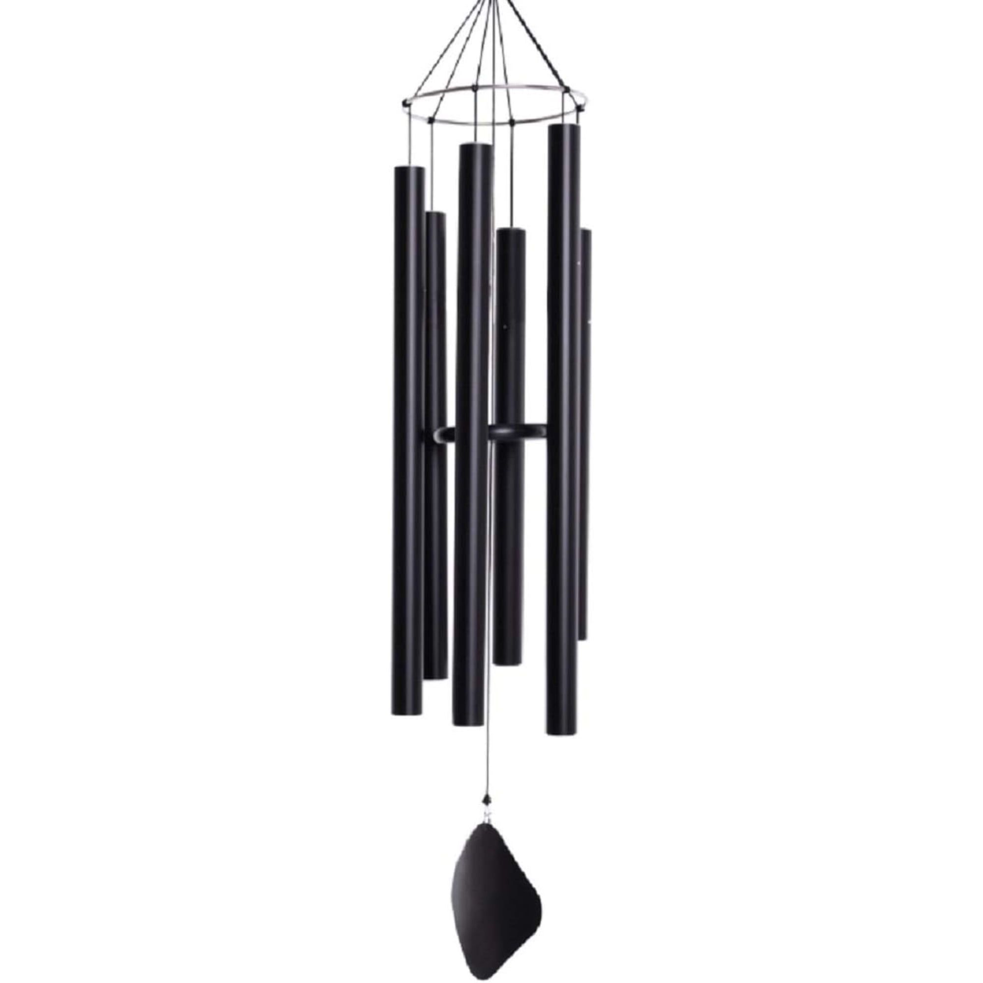 Black Aluminum 50" Aquarian Alto Wind Chime