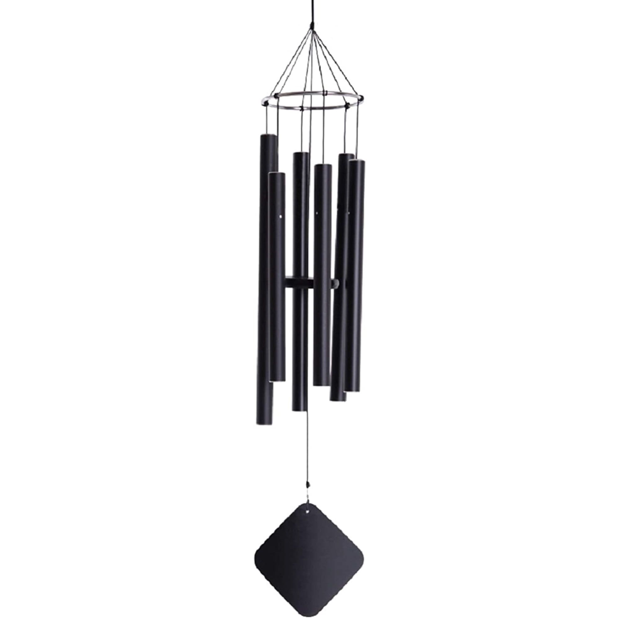 Japanese Soprano 30" Black Aluminum Wind Chime