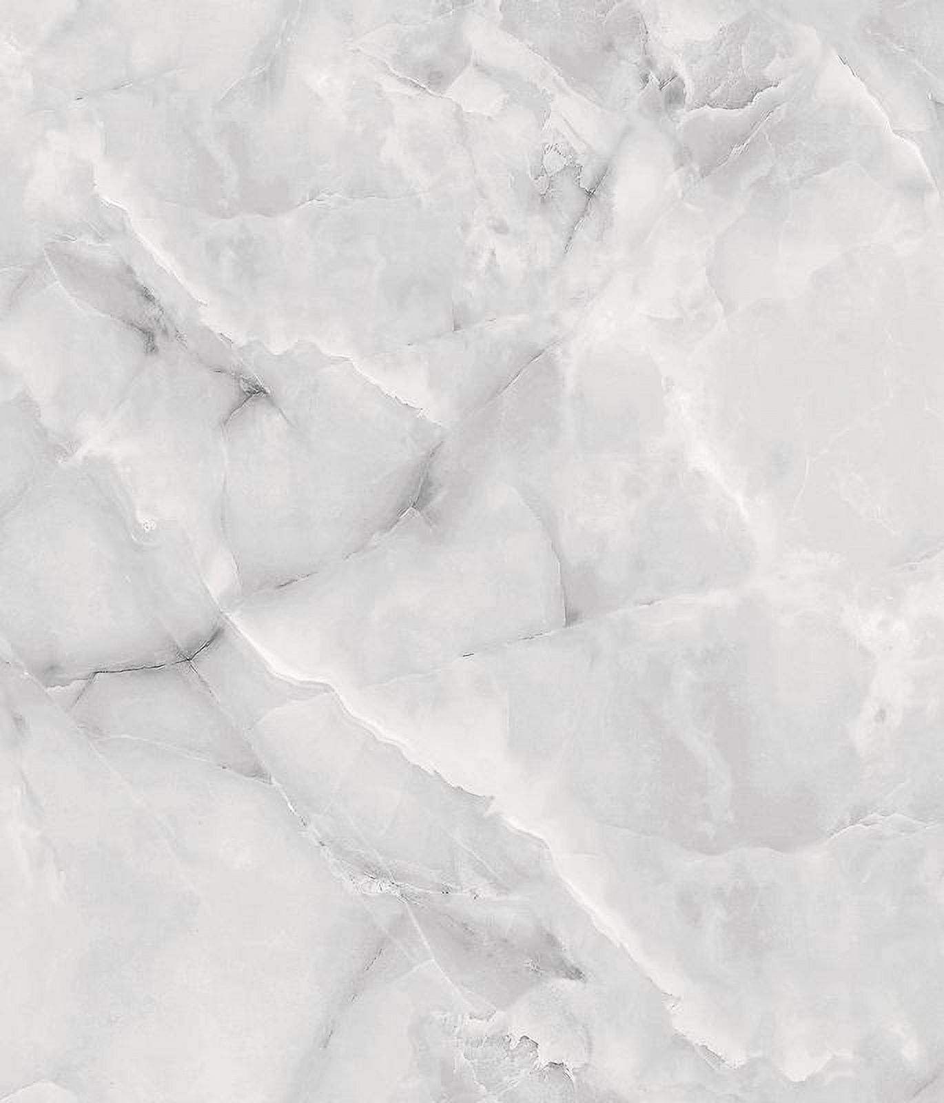 Danby Light Grey Marble Peel and Stick Wallpaper