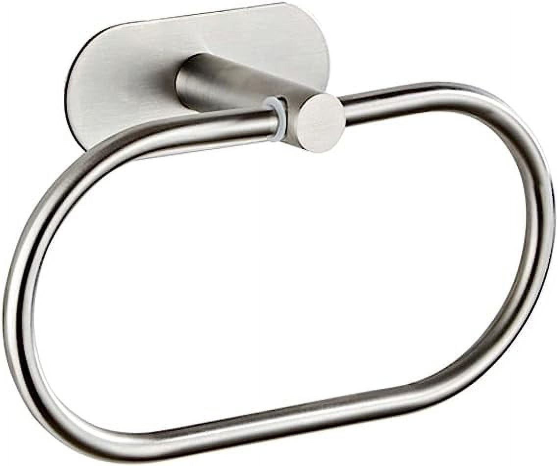 Brushed Nickel Stainless Steel Wall Mounted Towel Ring