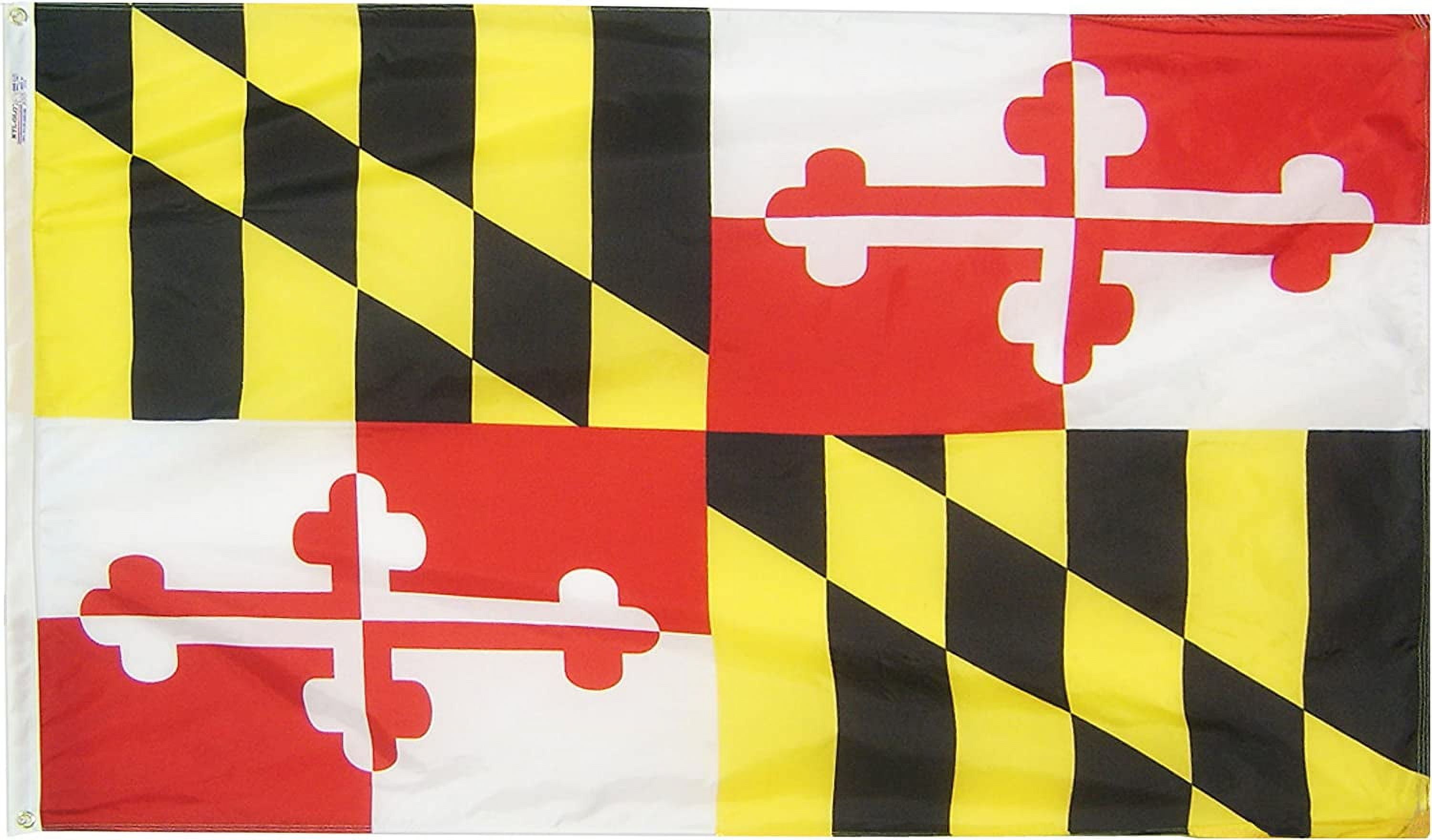 Maryland State Flag 3x5 Feet Nylon Outdoor