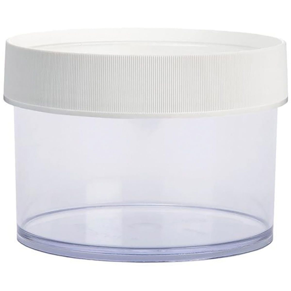 Clear 16 oz. BPA-Free Wide Mouth Plastic Storage Jar