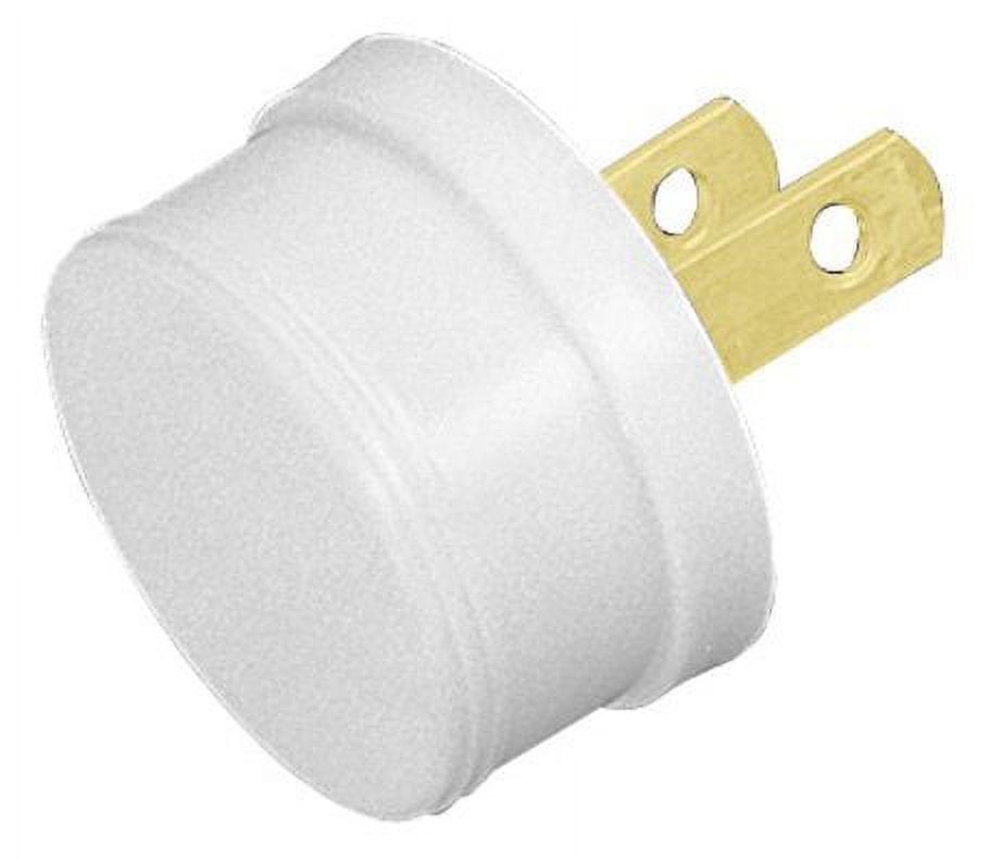 White Plug-in Night Light with Flat Surface for Decorating, Pkg/3