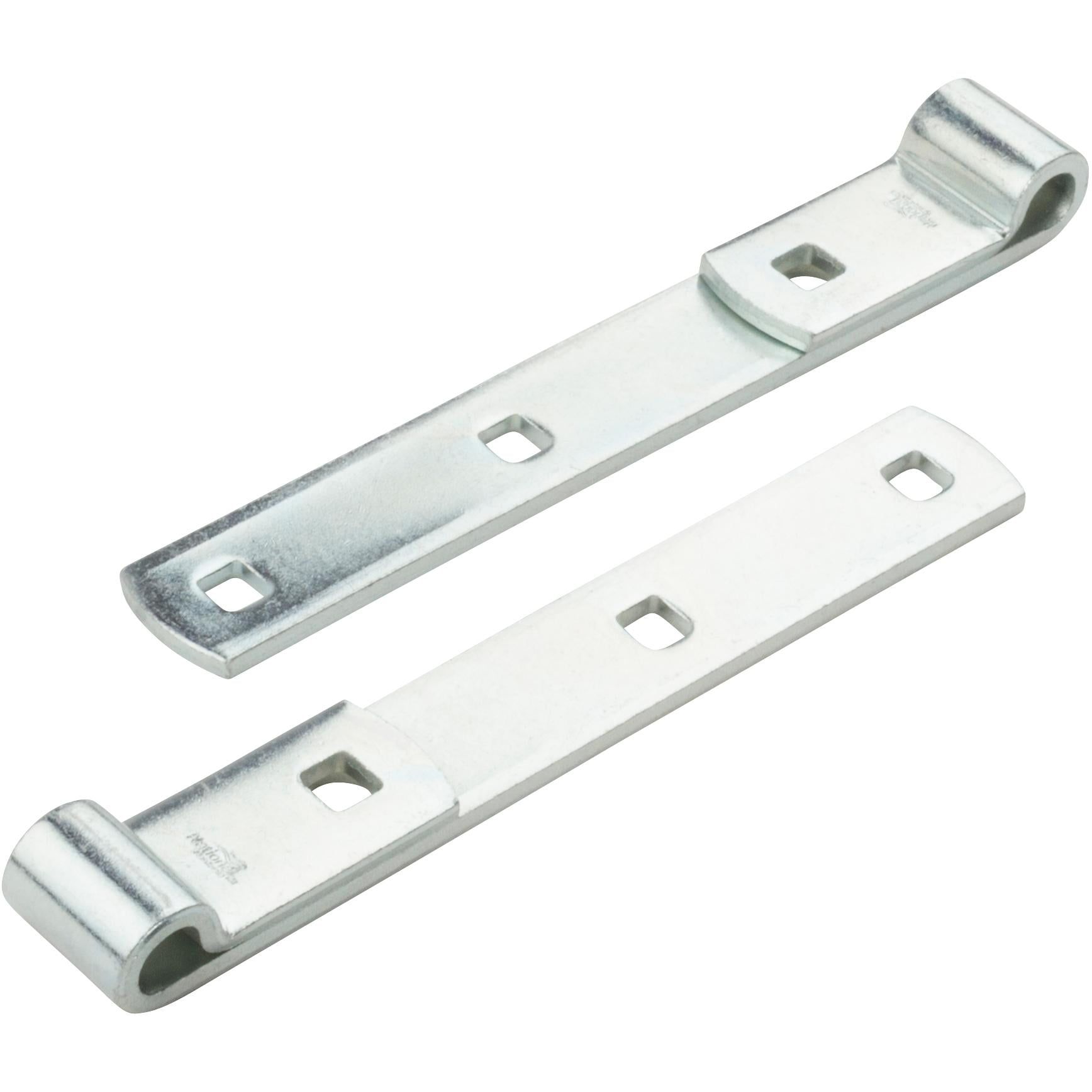 8-Inch Zinc Plated Screw Hook and Strap Hinge Set