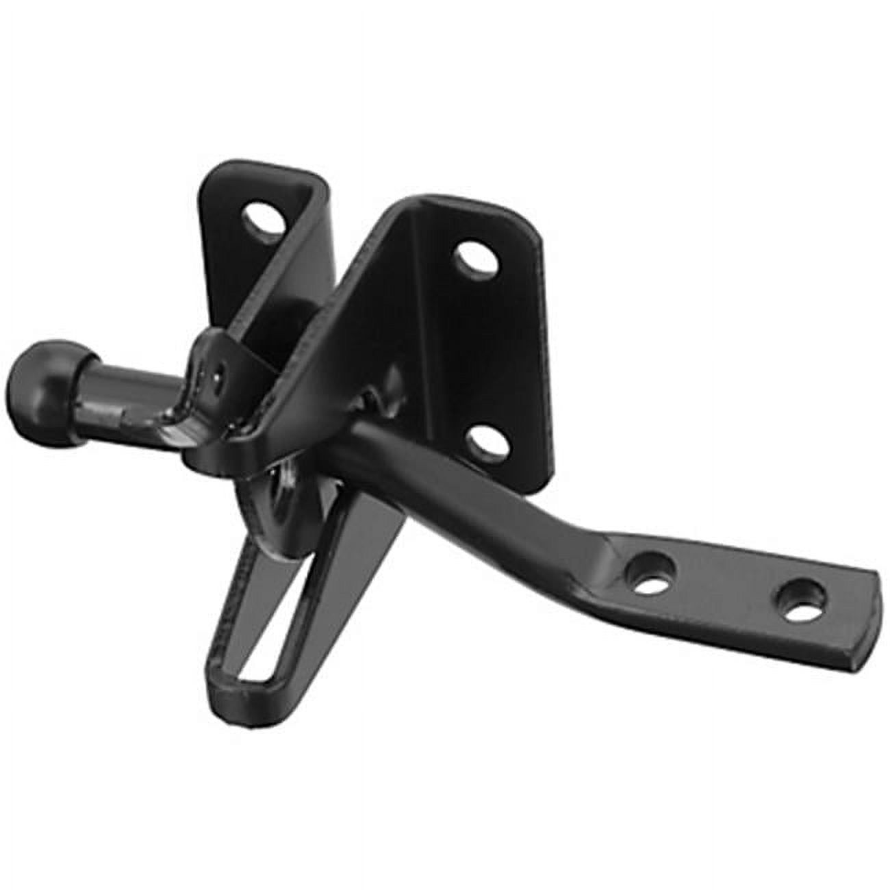 Black Steel Automatic Outswing Gate Latch