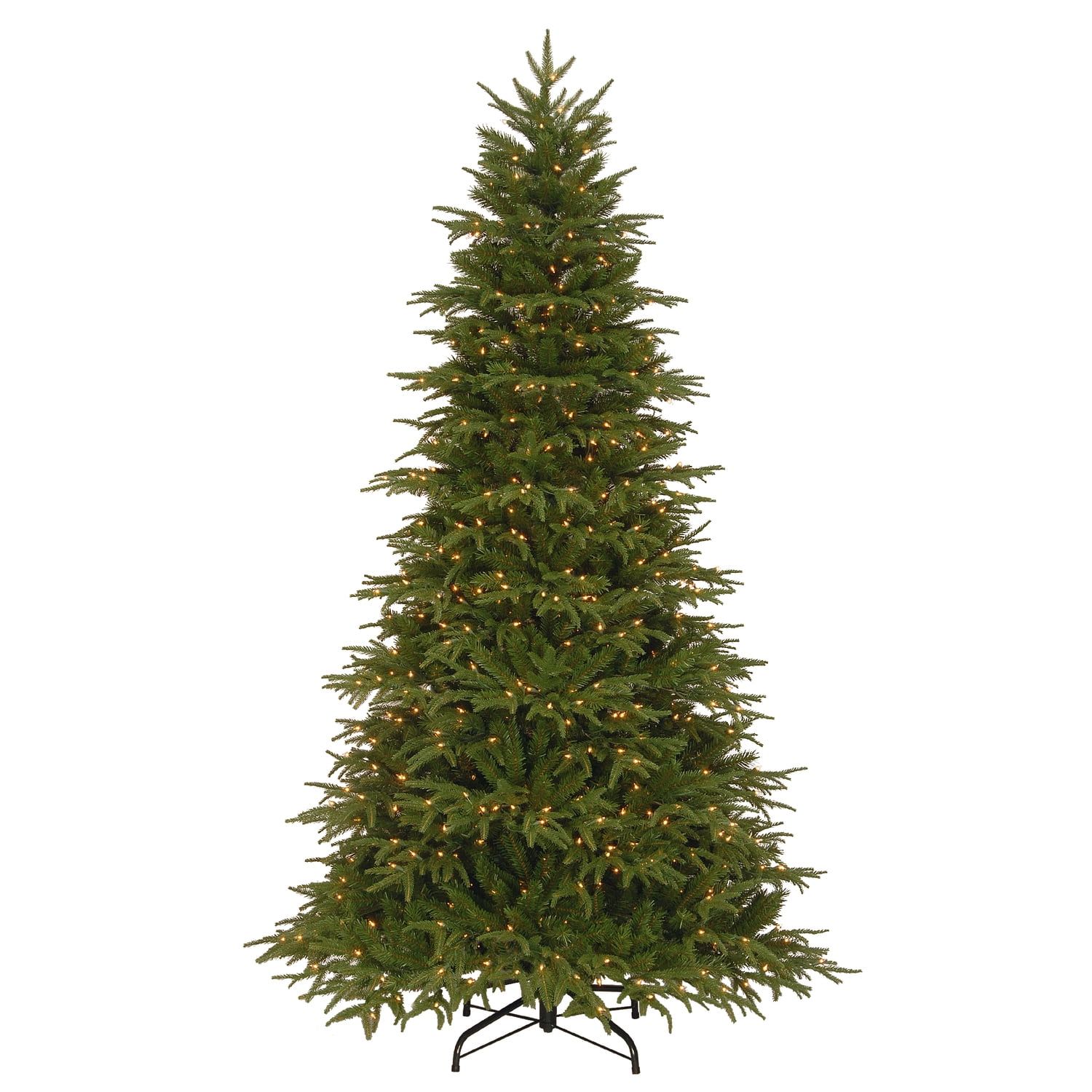 7.5' Green Fir Artificial Christmas Tree with Clear Lights