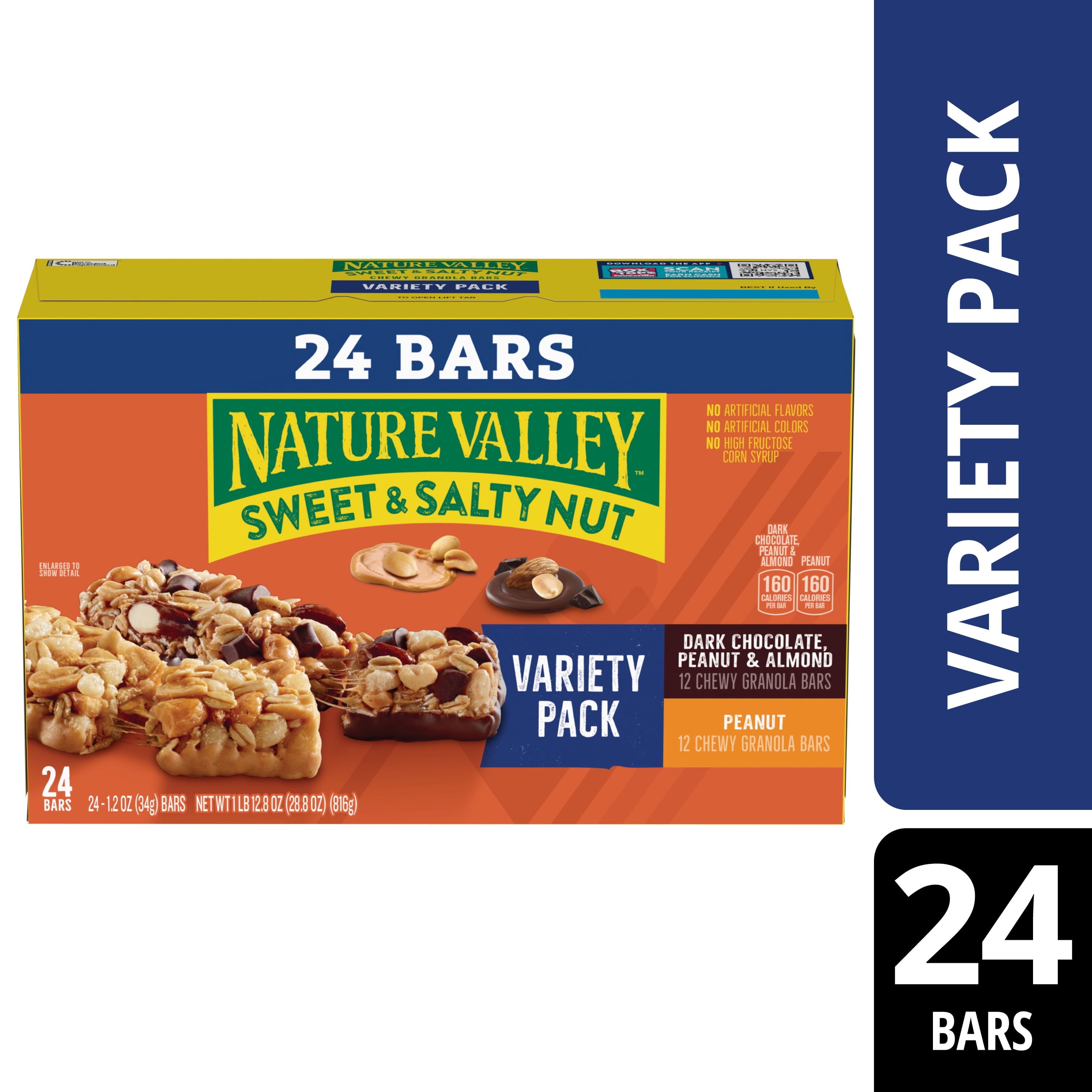 Variety Pack Sweet and Salty Nut Granola Bars